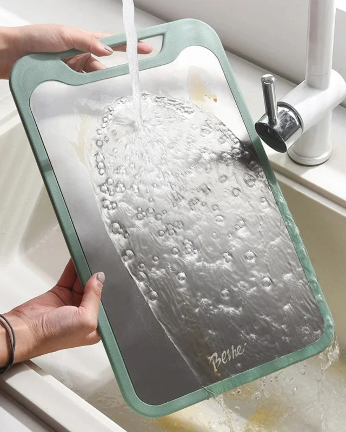 Double Sided Stainless Steel Cutting Board