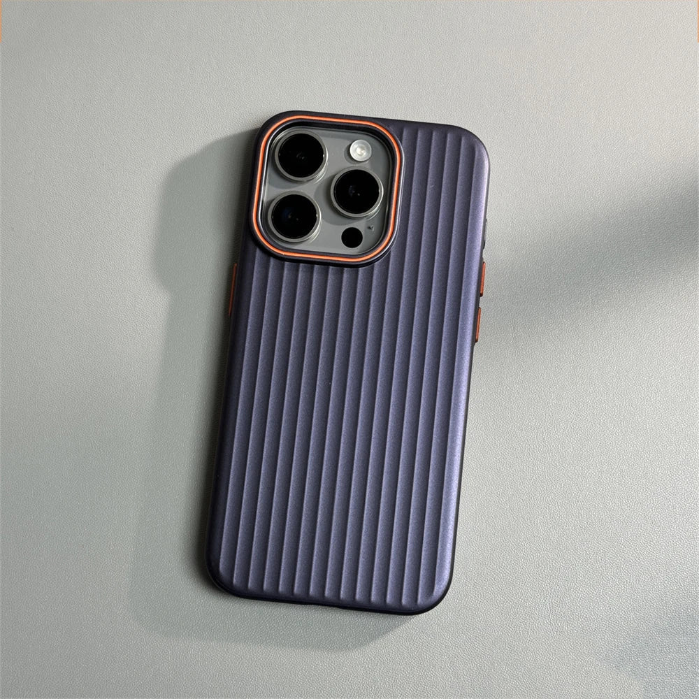 Pro shock | Ultrathin gegolfde mat schokbestendige hoes voor iPhone