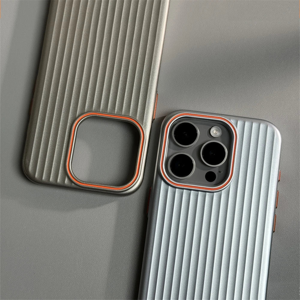 Pro shock | Ultrathin gegolfde mat schokbestendige hoes voor iPhone