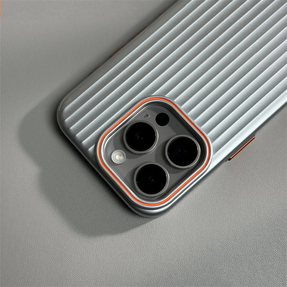 Pro shock | Ultrathin gegolfde mat schokbestendige hoes voor iPhone