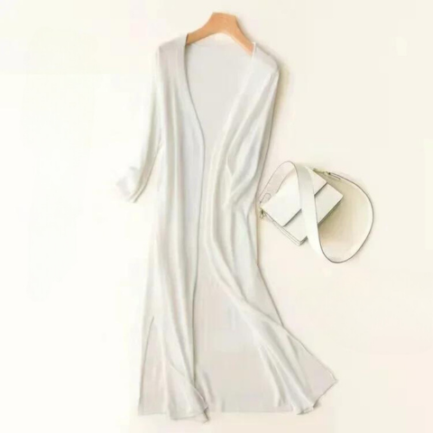 Zomer dames lang vest – Elegant lichtgewicht vest voor stijlvolle en luchtige looks