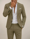 Angelo | Heren slim fit tweedelig pak