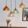 Klassieke Glas In Lood Hanglamp | Vintage Glas In Lood Hanglamp Messing Metaal LED E27 110-240V Levendige Kleuraccenten Tijdloze Vintage Stijl Elegante Afwerking Verlichting 5-10m²