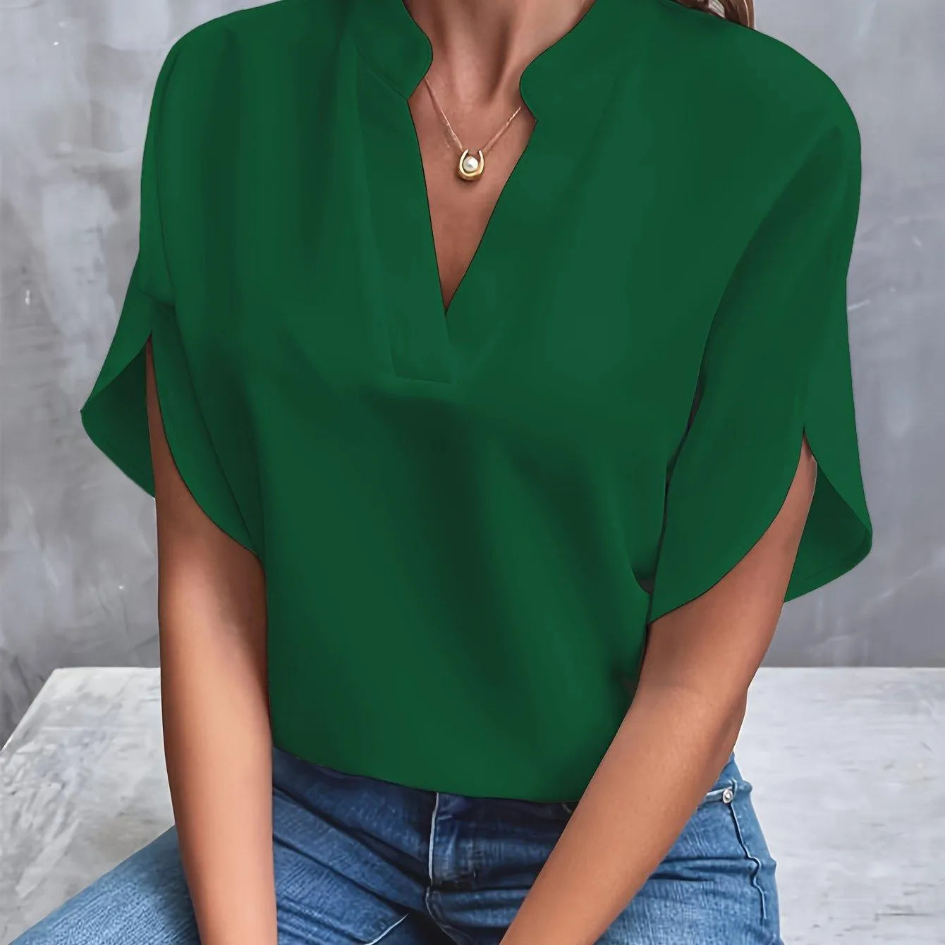 Sabrina - Elegante Lichte Blouse Voor Vrouwen - Visconte