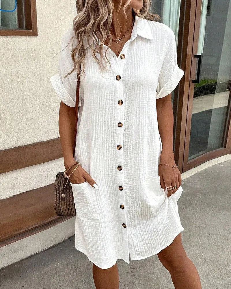 Bianca | Oversized Polo Dress - Visconte