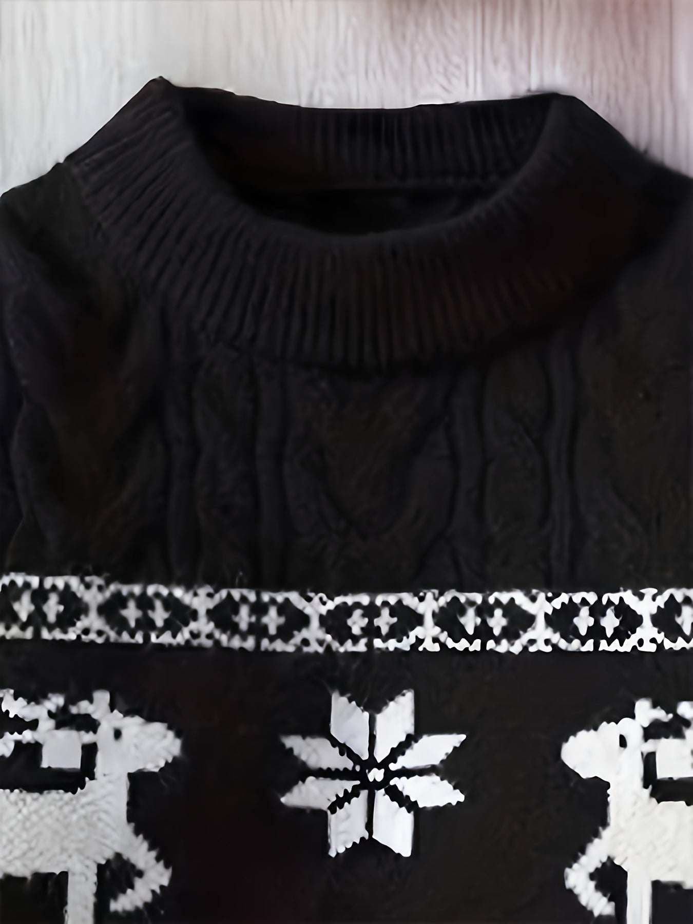 Heren Casual Kerst Rendier Trui - Gezellige Gebreide, Ronde Hals Pullover