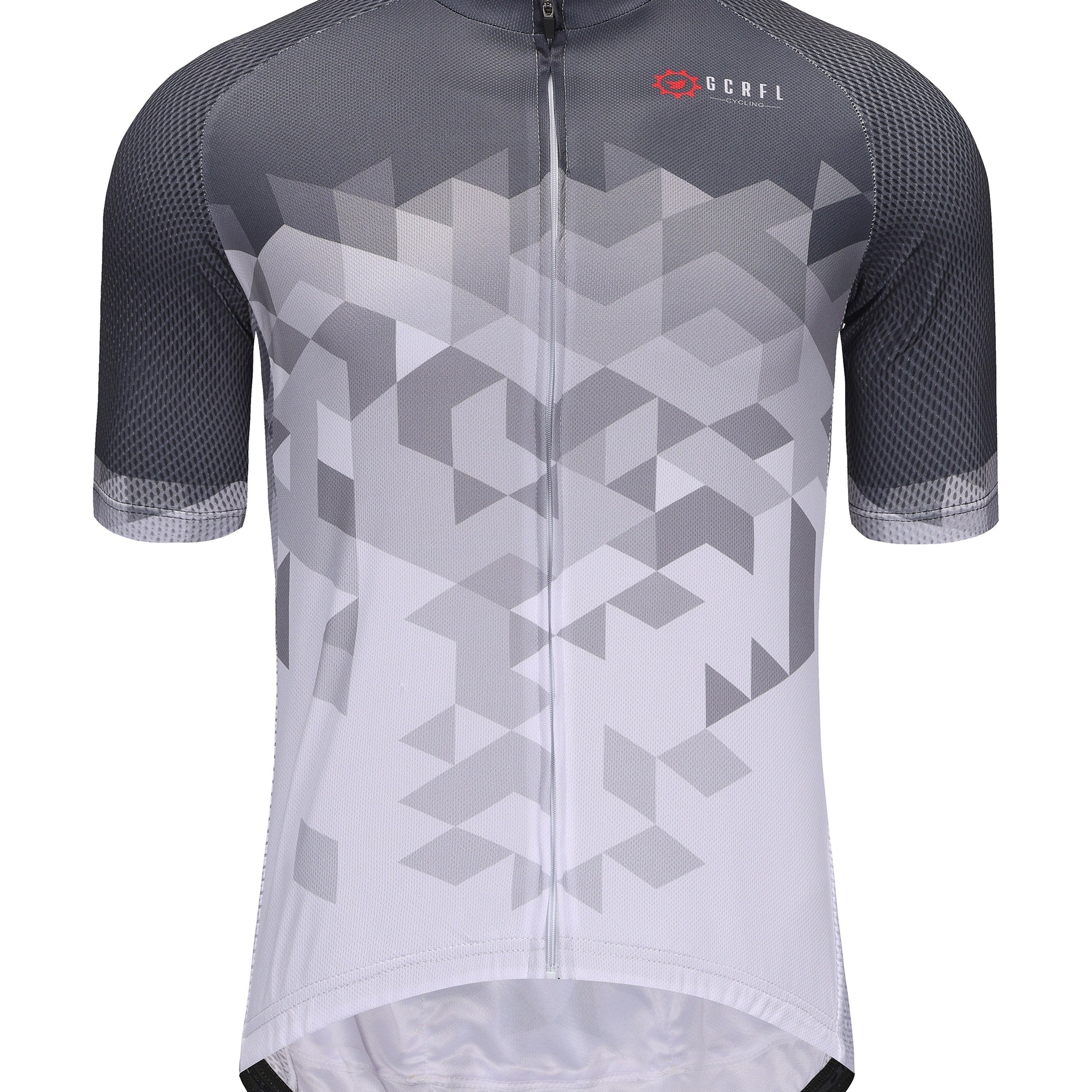 Contrastrijk patroon wielershirt | Wielerkleding | Prestatiegericht Fietsjersey