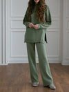 Ines | Elegante en eenvoudige oversized trui en broek tweedelige set