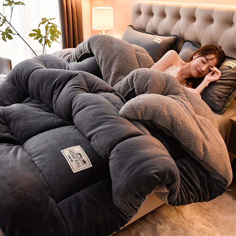 Double-Sided Sherpa Fleece Deken | Dik, warm en zacht - Perfect voor bank, bed, kantoor en reizen - Geschikt voor alle seizoenen