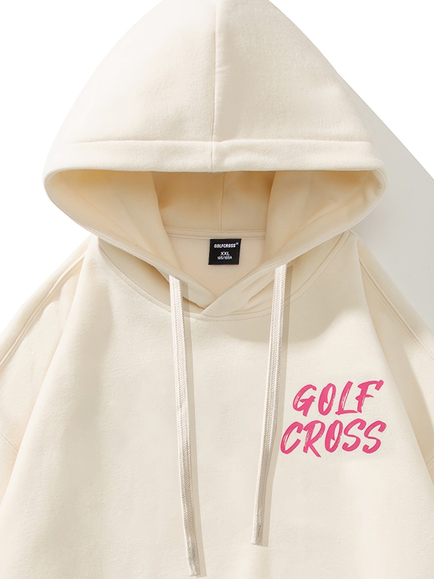 Golf Cross™ | Hoodie met Graphic Print Heren | Regular fit | Kangaroezak - Lichte katoenmix - Ideaal voor buitenactiviteiten