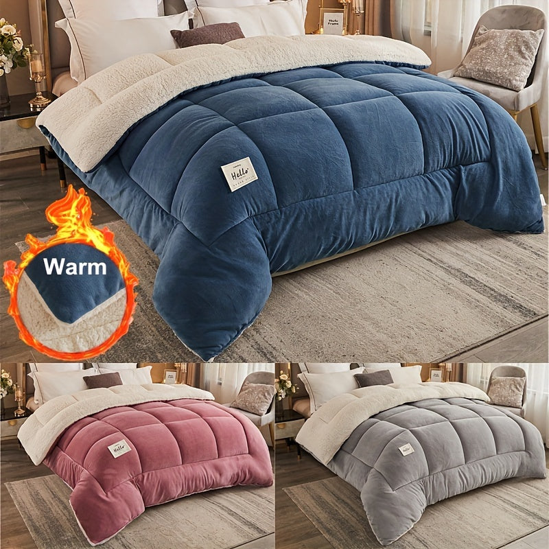 Three-layer Warm Duvet | Thick comforter - Ideal for fall and winter - Perfect for bedroom or student room