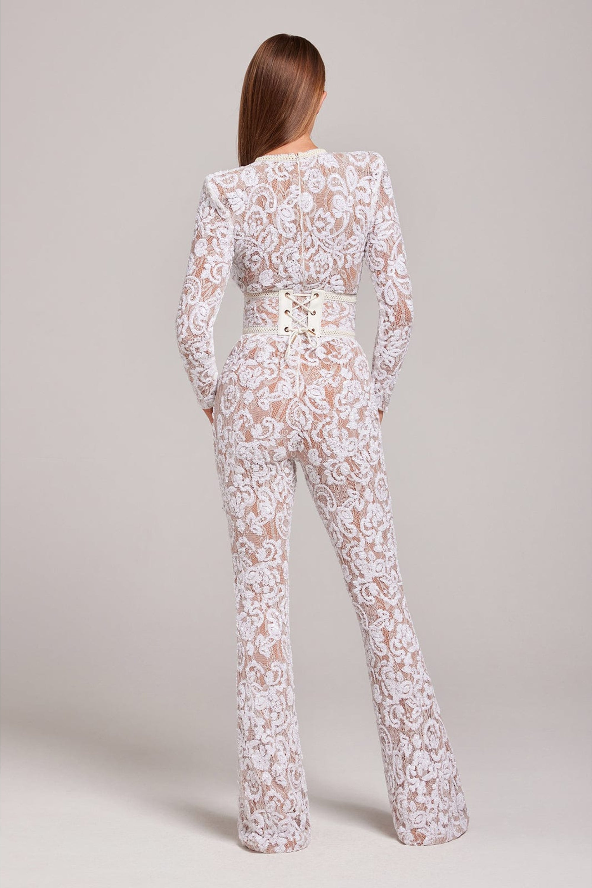 Lucia Elegante Kanten Jumpsuit