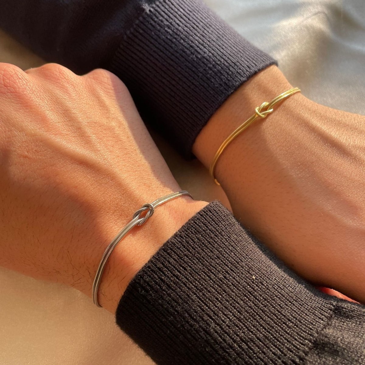 Visconte | Minimalistische armband liefdesknoop