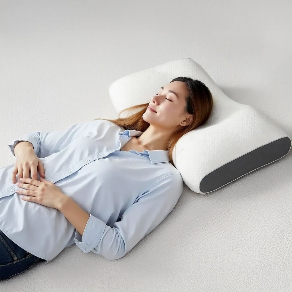 Orthopedisch Hoofdkussen met Massagefunctie – Ergonomische Ondersteuning voor Nek & Schouders