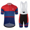 Gestreept performance wielershirt | Wielerkleding | Competitief Fietsjersey