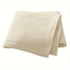 Soft Cotton Knit Swaddle Blanket | Solid Color, Geometric Pattern - Perfect for Various Occasions