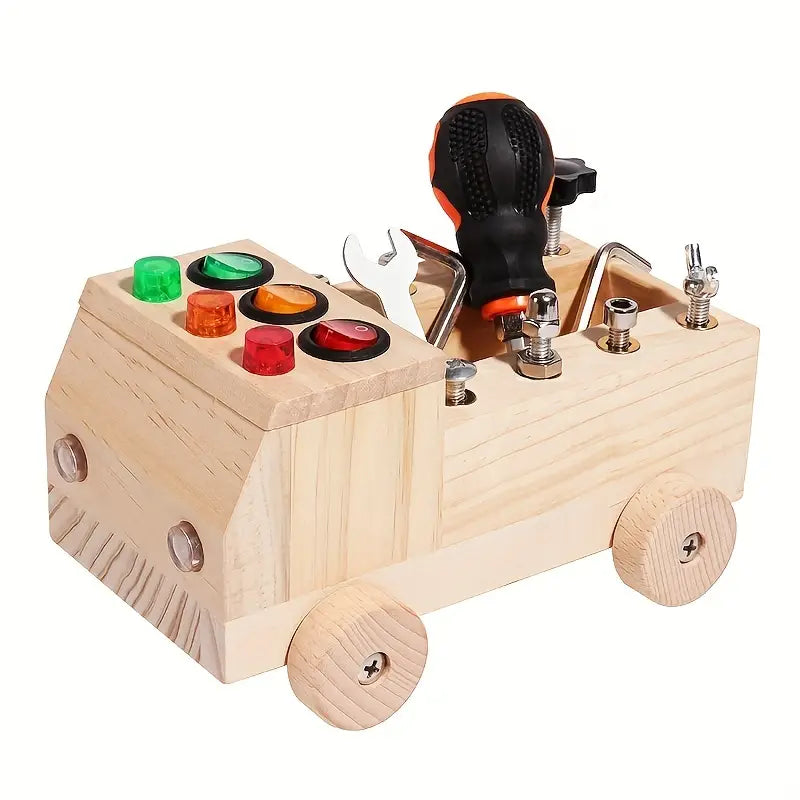 Montessori Bord met 6 LED's en 8 Bevestigingsschroeven Set
