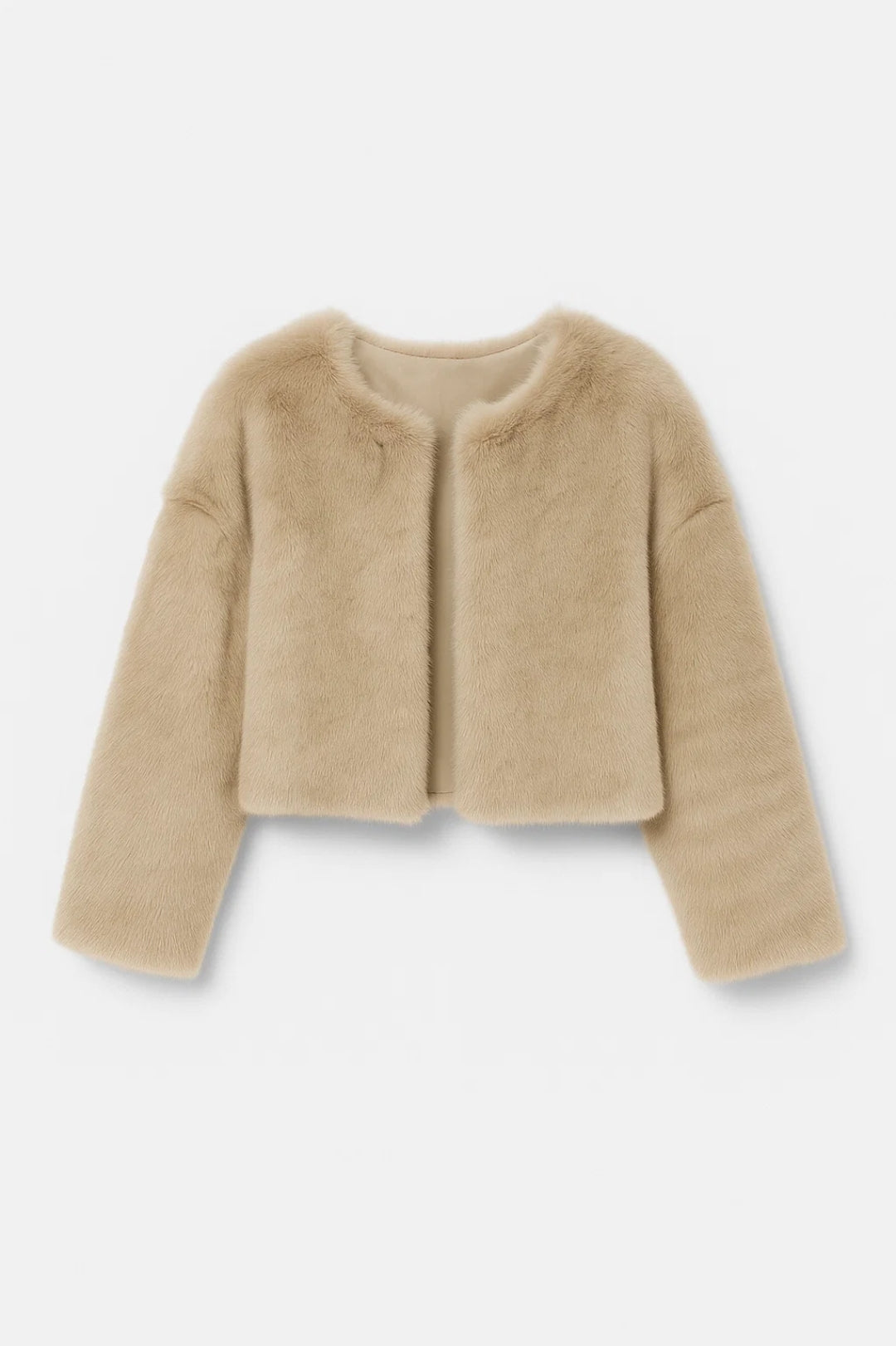 Dames Jas | Premium Cropped | Zachte Textuur | Winter