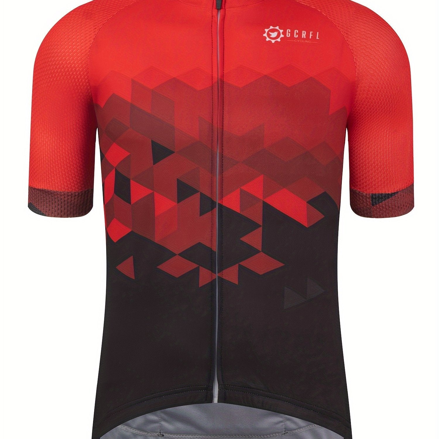 Contrastrijk patroon wielershirt | Wielerkleding | Prestatiegericht Fietsjersey