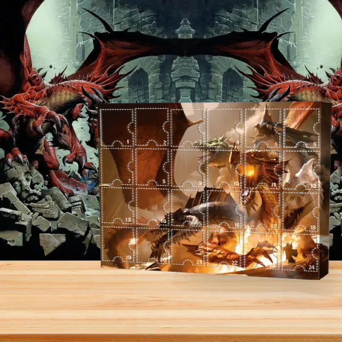 Adventskalender voor Dungeons & Dragons - Elk venster onthult een uniek thema ornament - een must-have voor fans - huishoudmeester