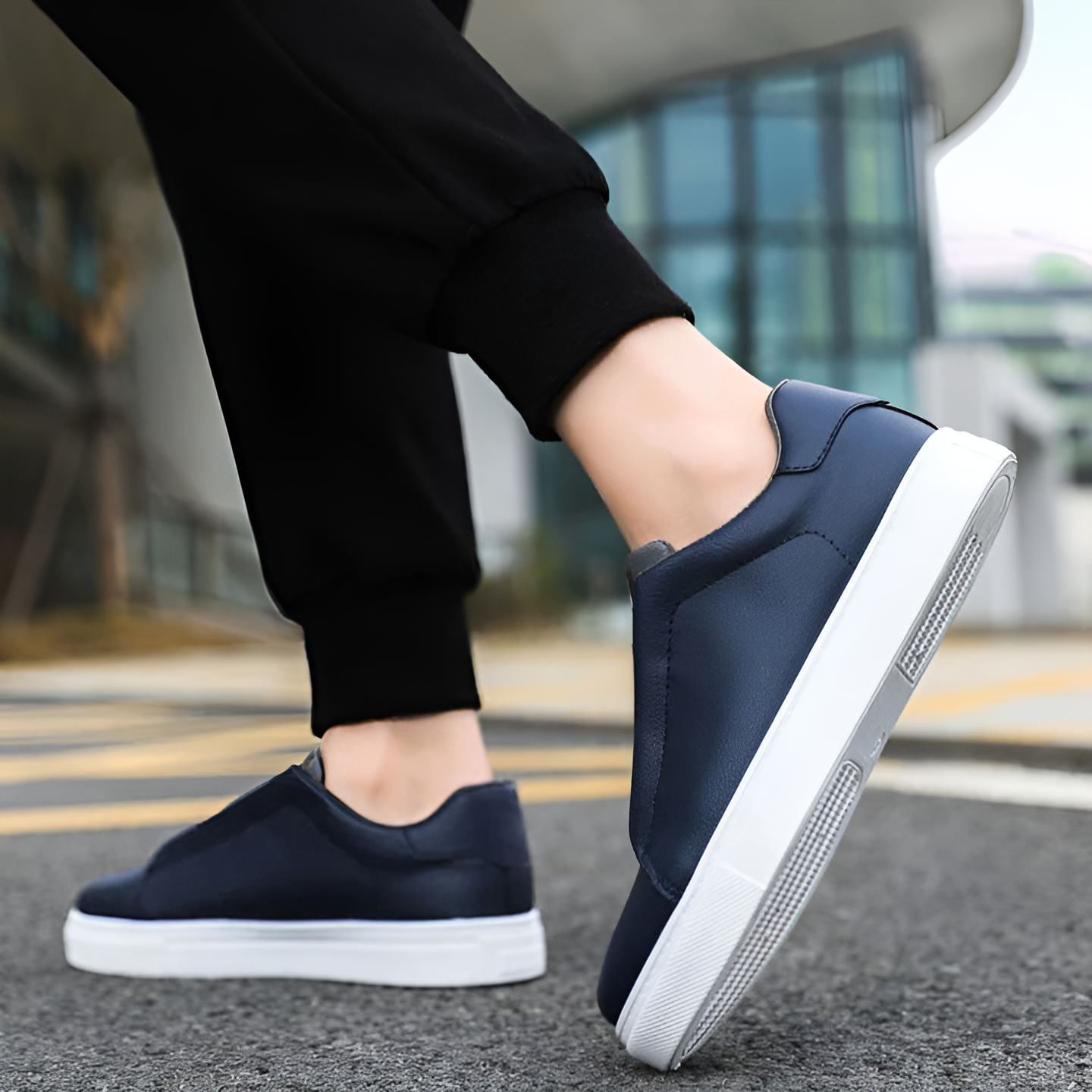 Stijlvolle Luxe Leren Sneakers
