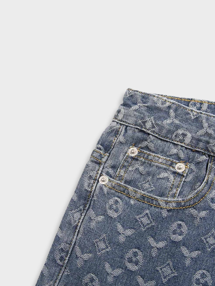 Visconte | American Jacquard Jeans Dames