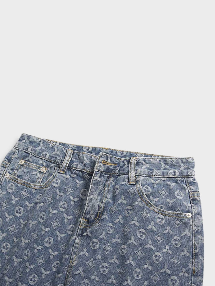 Visconte | American Jacquard Jeans Dames