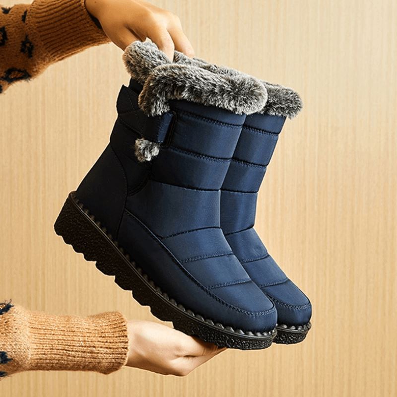 Warme Winterlaarzen met Bontvoering | Stacy - Comfortabel en Trendy - Perfect voor Winterse Weersomstandigheden