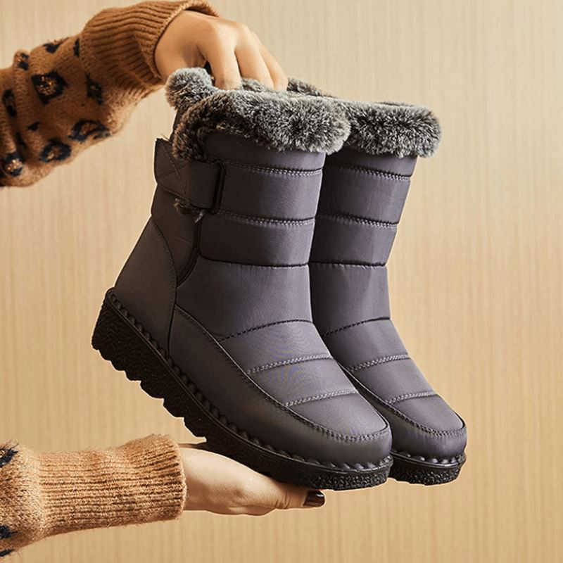 Warme Winterlaarzen met Bontvoering | Stacy - Comfortabel en Trendy - Perfect voor Winterse Weersomstandigheden