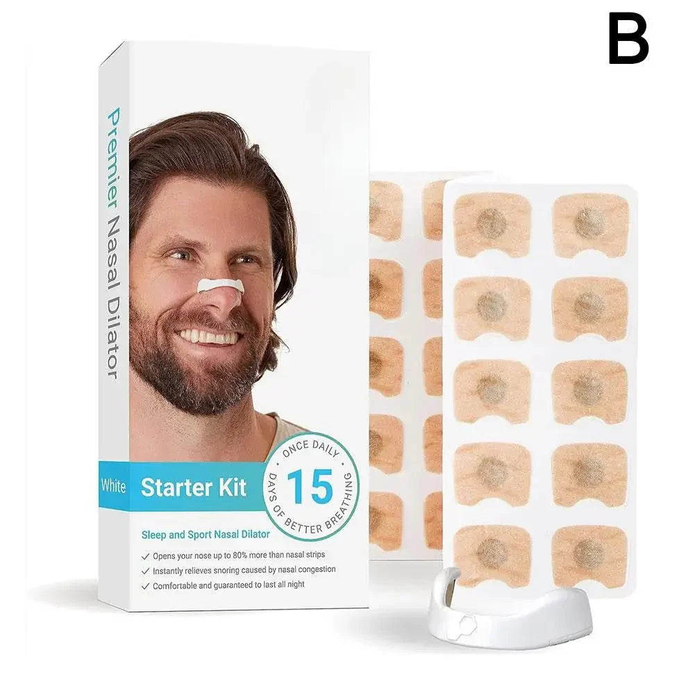 AirBreathe Neusstrips | Ademhaling | Magnetische neustrips voor beter slapen en ademhalen