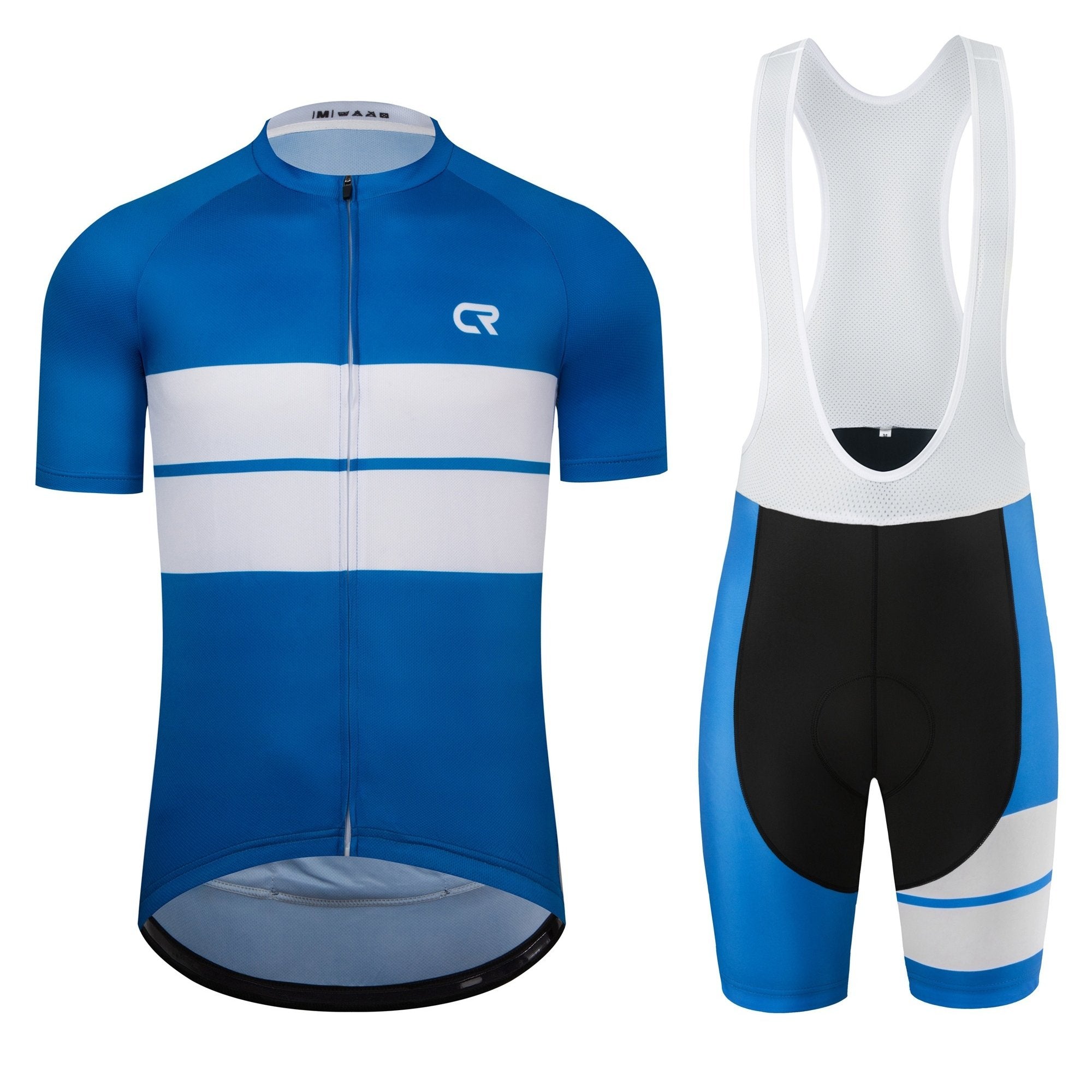 Gestreept performance wielershirt | Wielerkleding | Competitief Fietsjersey