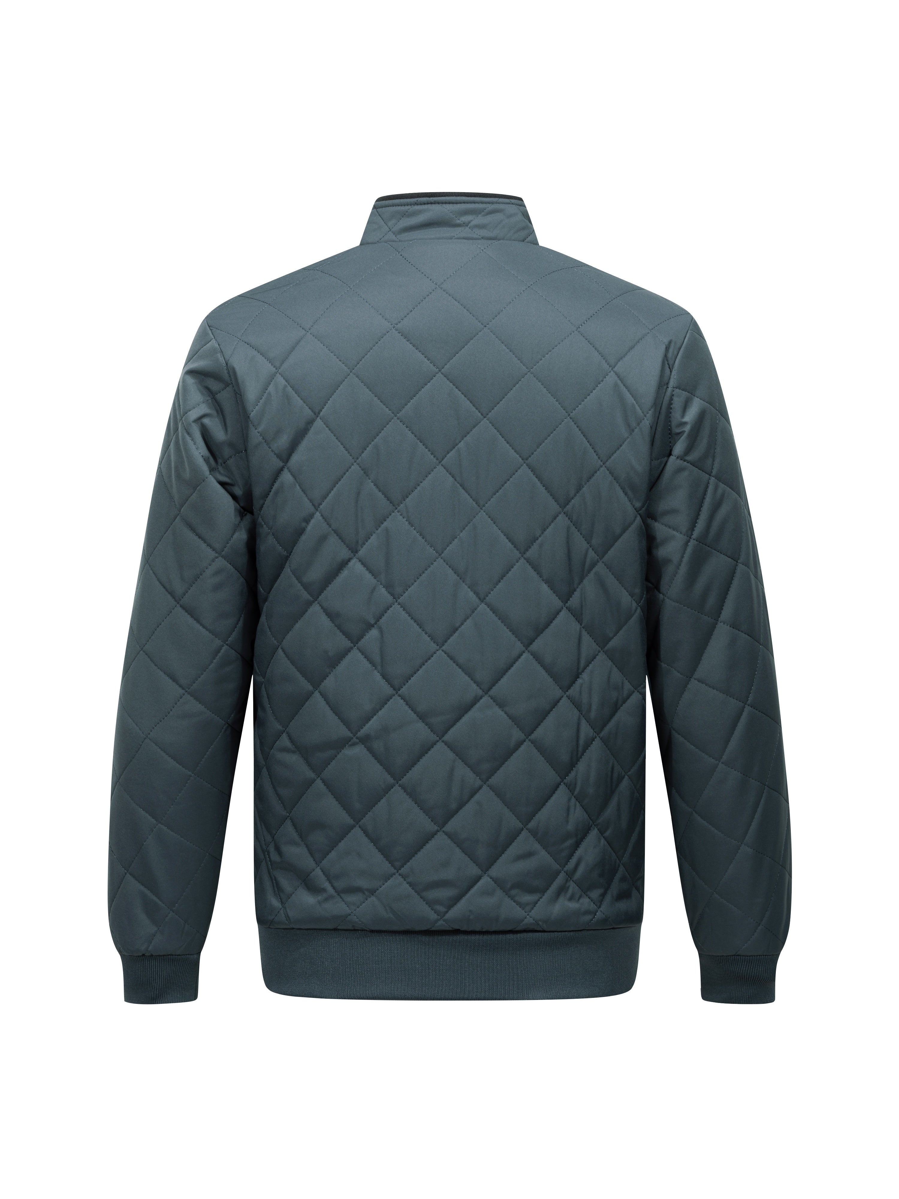 Visconte Heren Winterjas – Donkergroene Gewatteerde Fleece Jas met Capuchon, Zip-Up, Warme Loose Fit Jas voor Koud Weer