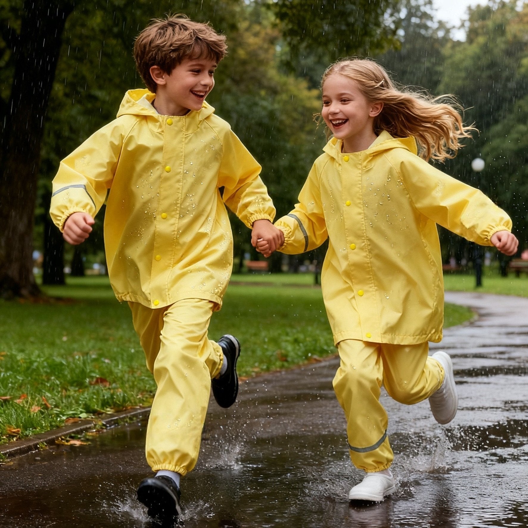 Waterdicht Kinder Regenpak - JuniorGuard - Lichtgewicht en Comfortabel