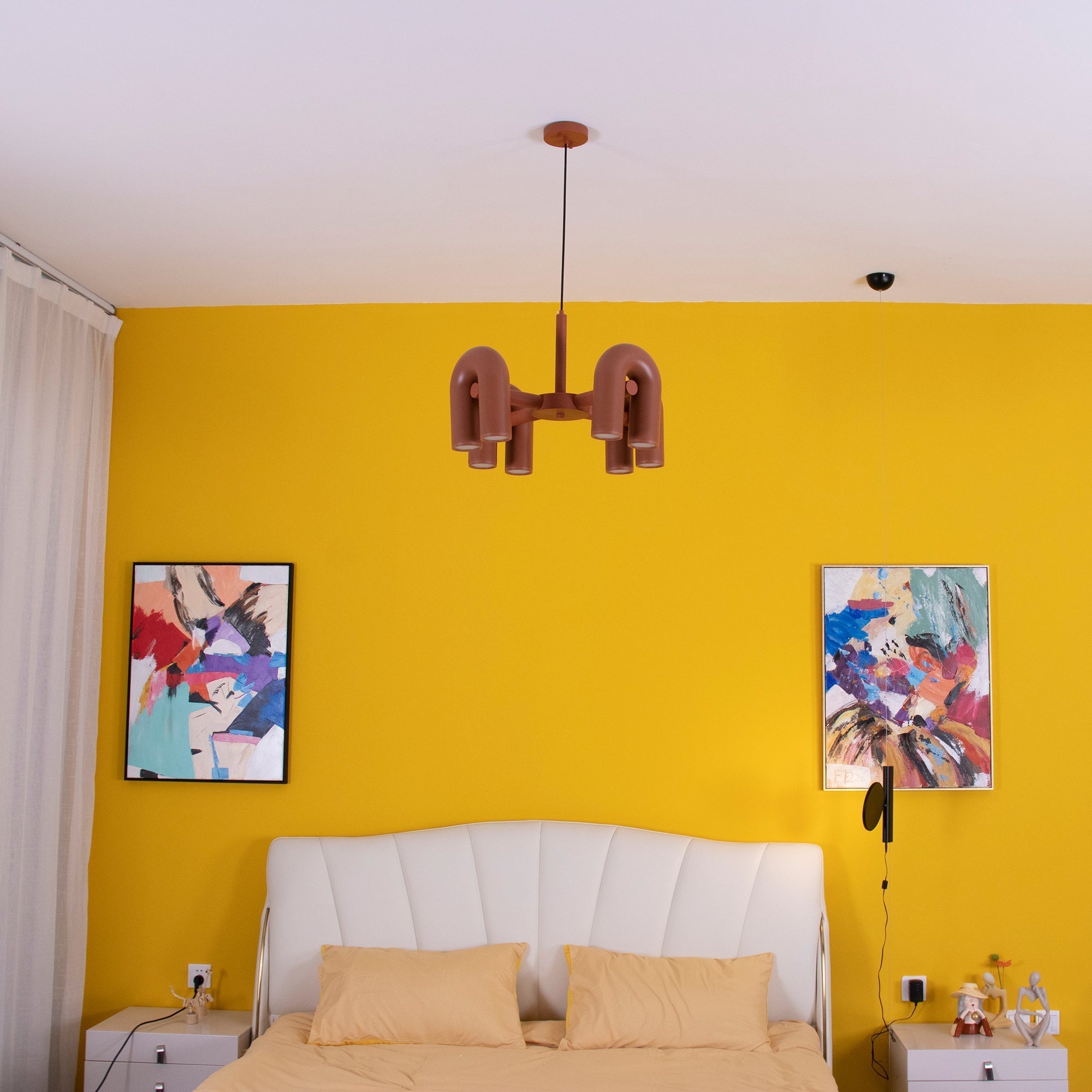 Cirqunova Moderne Led Kroonluchter Met Draaibare Lichtarmen