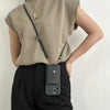 Leren Crossbody Telefoon Hoesje met Pasjeshouder