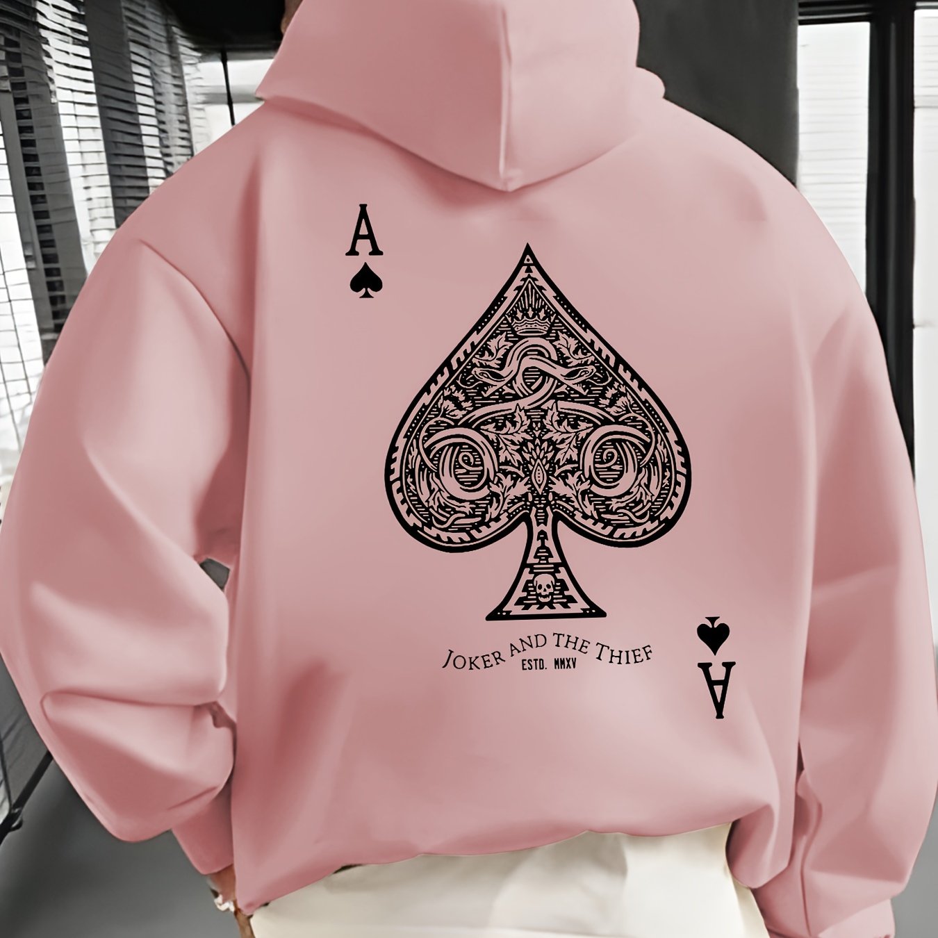 Pullover Hoodie met Geometrisch Design Heren | Regular fit | Polyester stof - Zak met details - Sportief en stijlvol