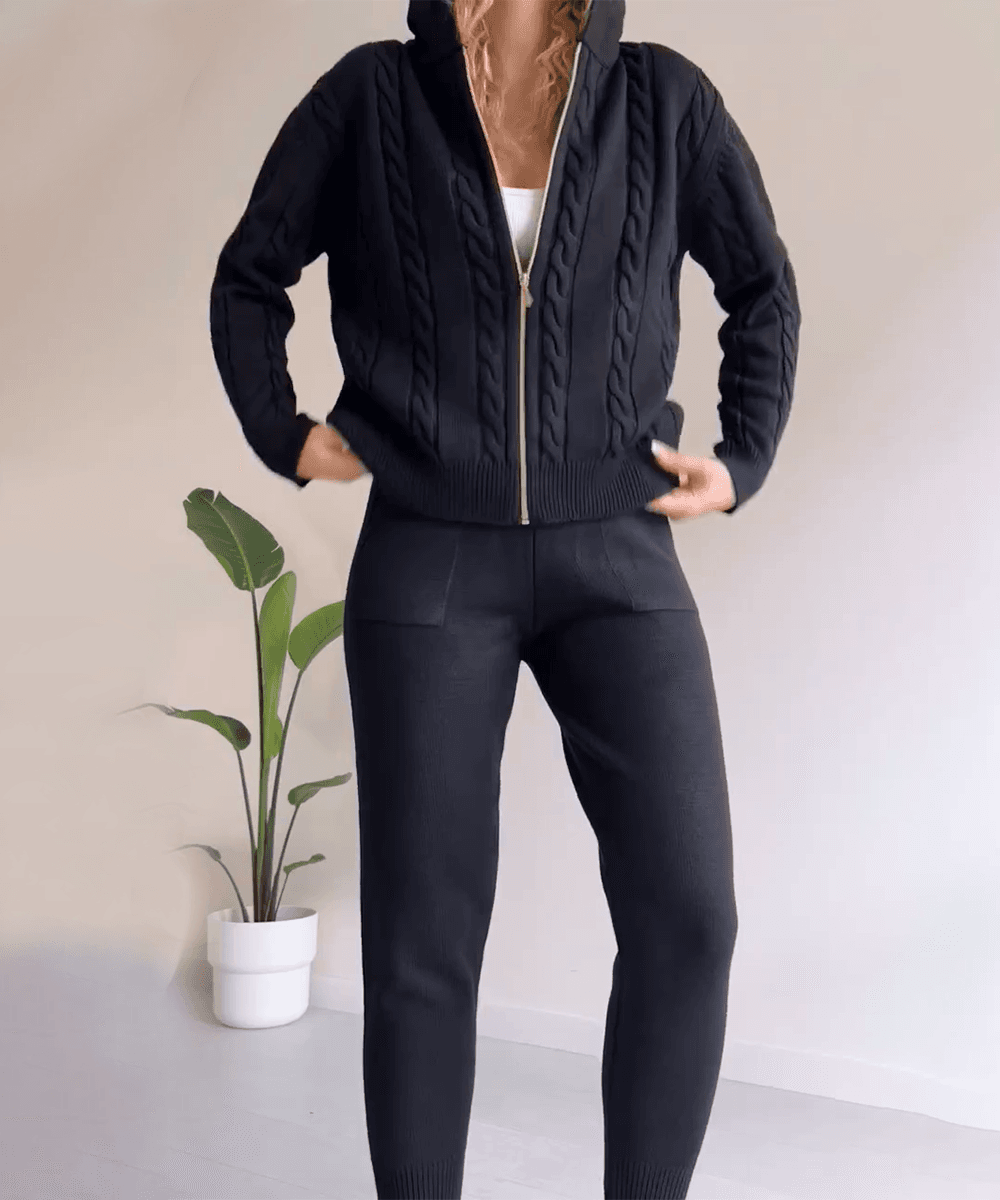 Dames outfit vest en broek - Visconte