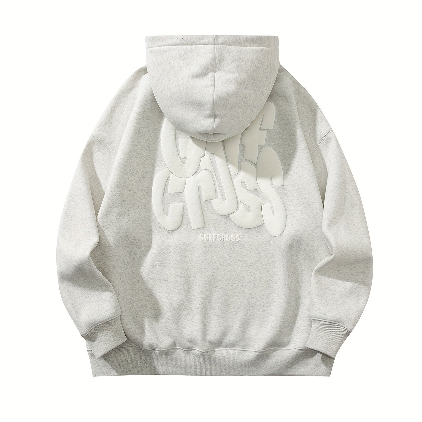 Loose Fit Hoodie met Letters Print Heren | Loose fit | Kangaroezak - Streetstyle design - Duurzaam katoenmix