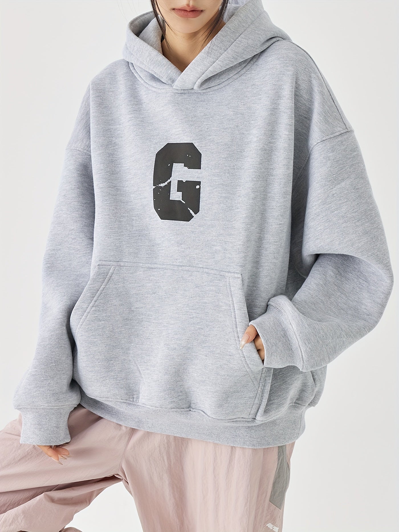 Golf Cross™ | Casual Hoodie met Contrast Letterprint Heren | Loose fit | Comfortabel katoen - Lange mouwen - Geschikt voor Herfst/Winter