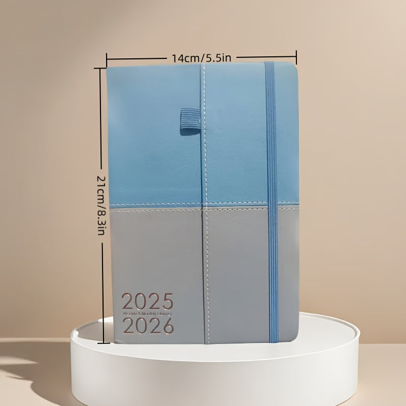 Dikke zakelijke planner 2025 | Agenda | Dagplanner met tijdschema en 365 pagina’s