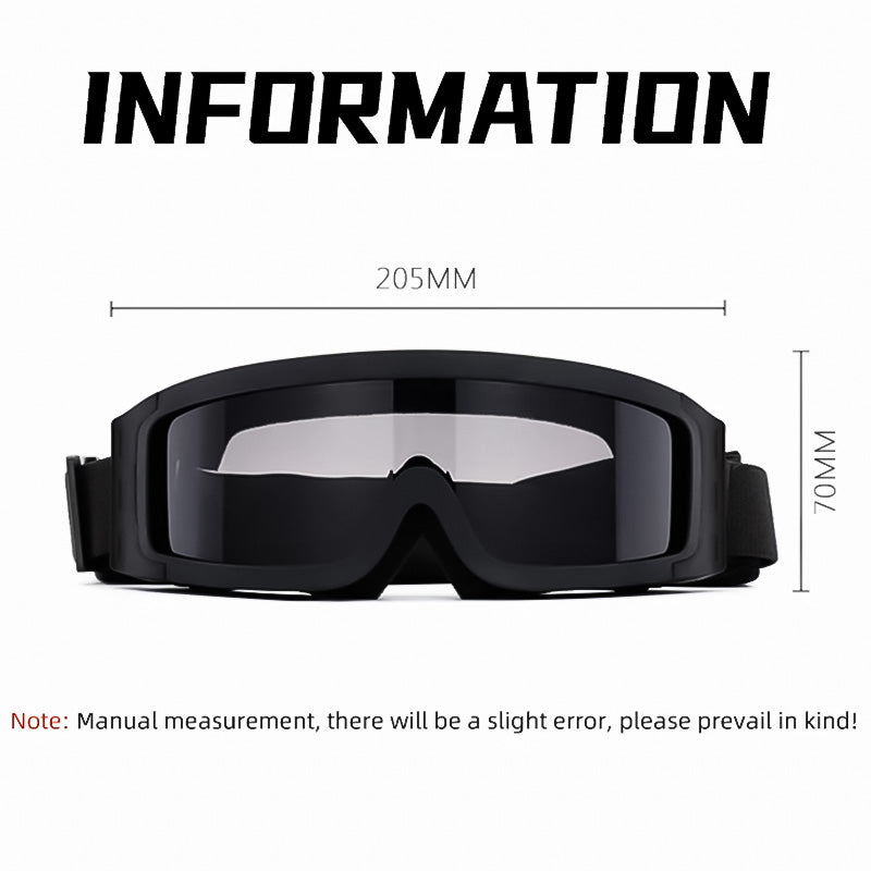 Anti-Fog en Fit Over Glasses Motorfietsbril