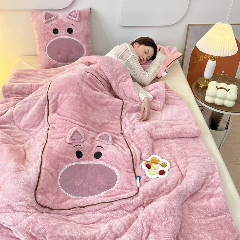 CozyCush: Verander je comfort met onze deken- en kussenset