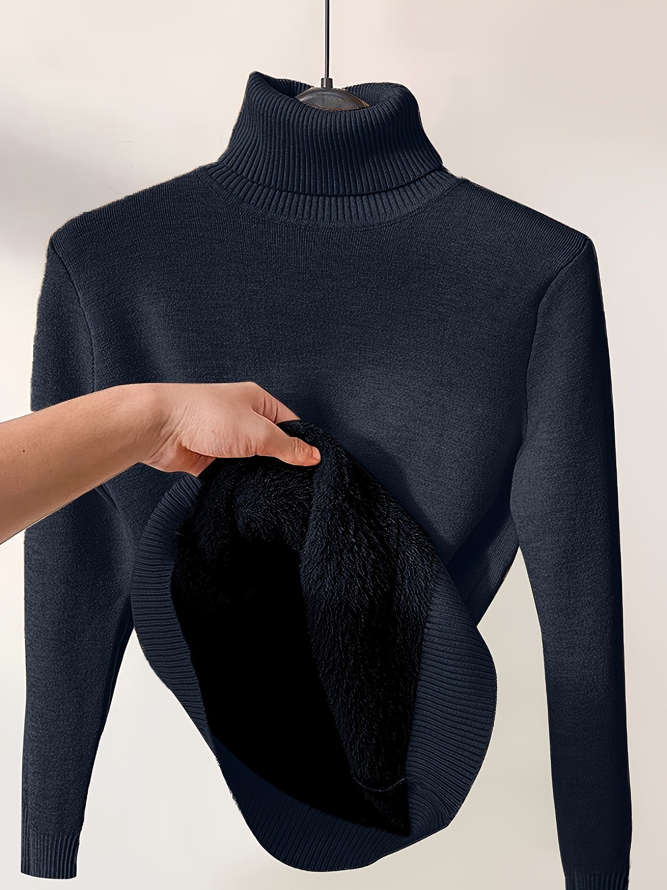 Trui | Regular Fit | Gebreide Turtle Neck - Thermische Warmte - Ideaal voor Koude Seizoenen