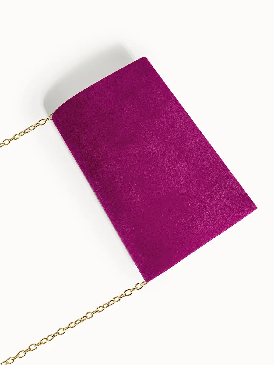 Segreto Suède-stijl Fluwelen Envelop Handtas