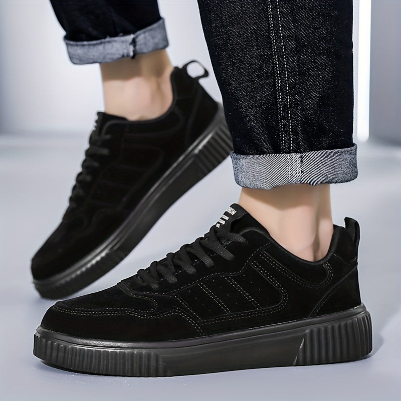 Suede Lo Sneaker 218 | Strakke Lage Sneakers - Casual Vetersluiting & Antislip voor Alle Seizoenen - Essential