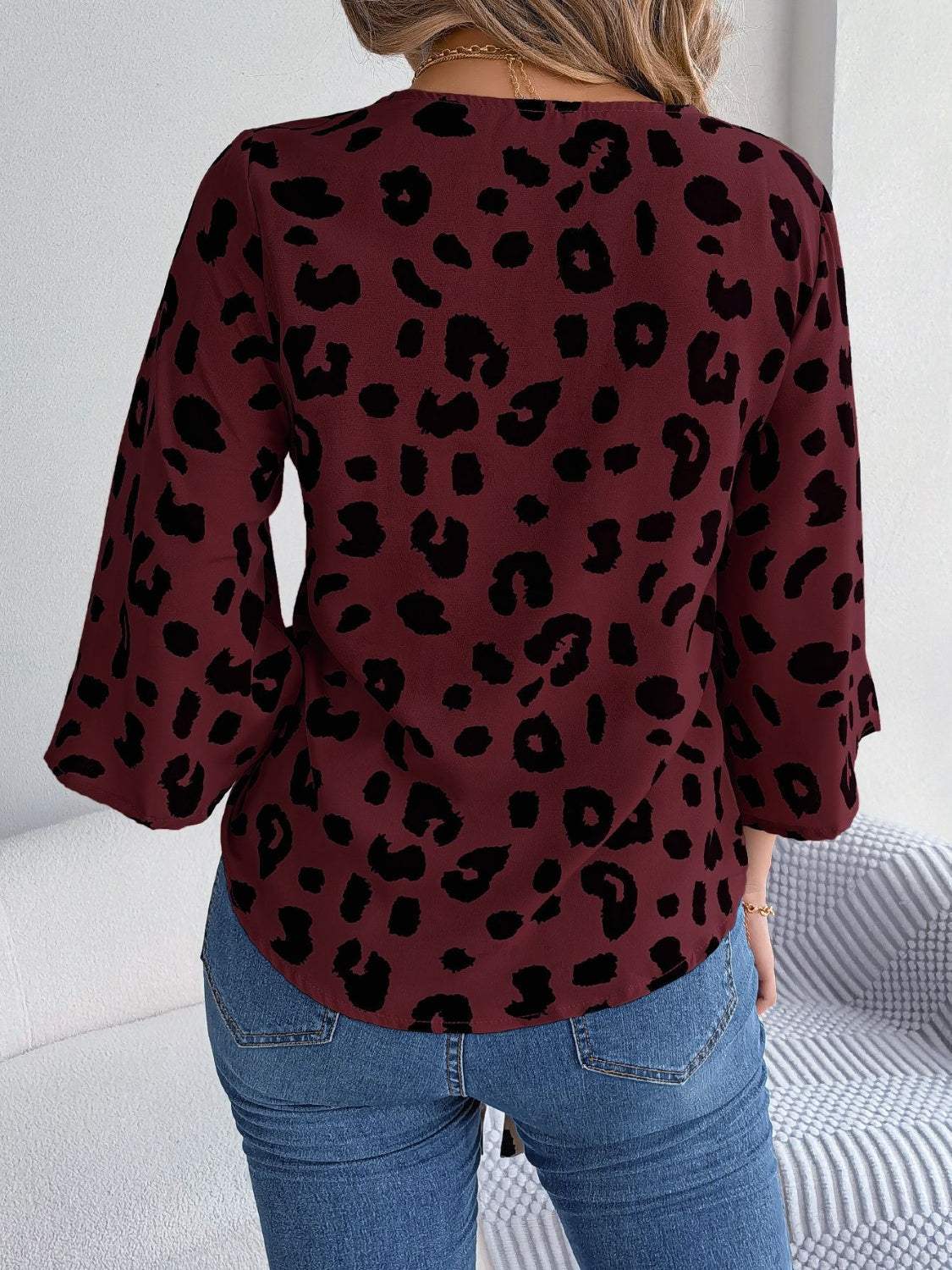 Damesblouse met dierenprint - Visconte