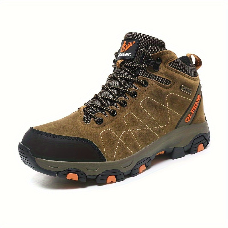 Hoge Wandelschoenen - Comfortabele Vetersluiting, Robuust en Ideaal voor Outdoor Sporten