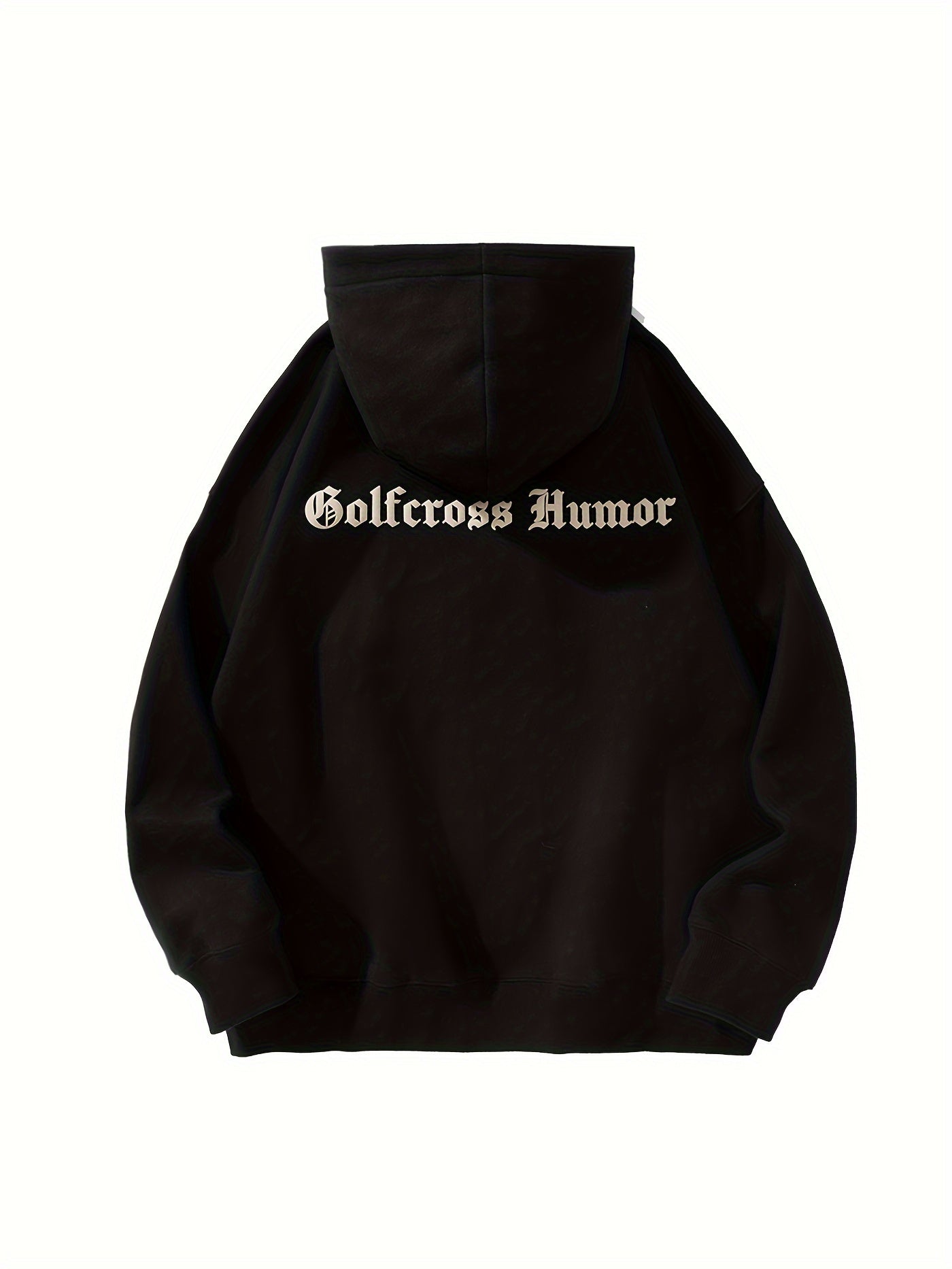 Golf Cross™ | Casual Hoodie met Contrast Letterprint Heren | Loose fit | Comfortabel katoen - Lange mouwen - Geschikt voor Herfst/Winter