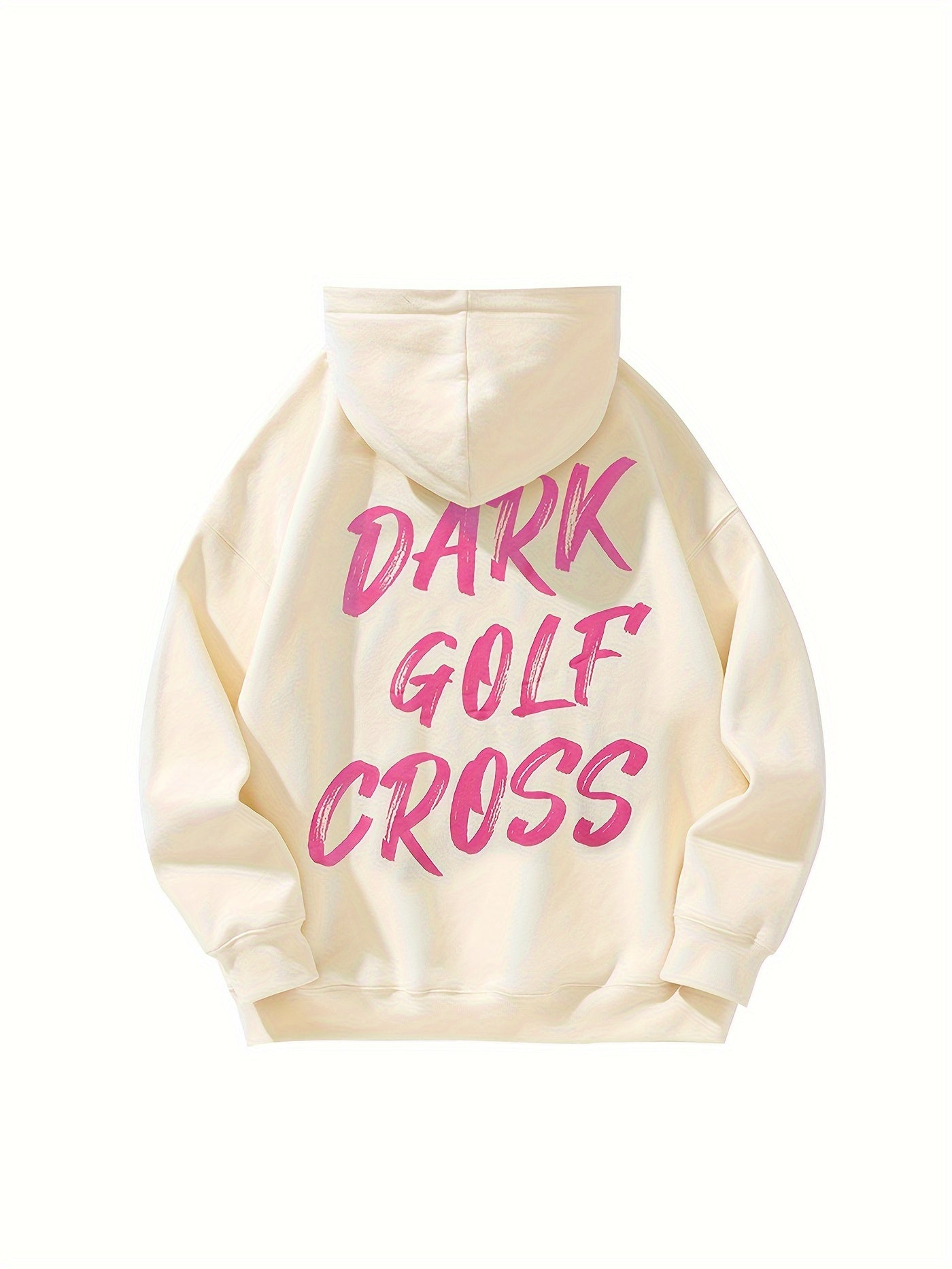 Golf Cross™ | Hoodie met Graphic Print Heren | Regular fit | Kangaroezak - Lichte katoenmix - Ideaal voor buitenactiviteiten