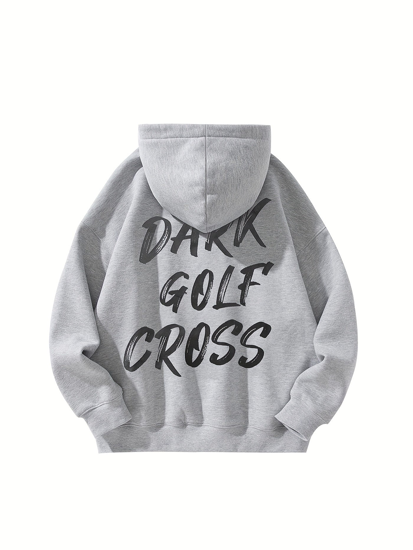 Golf Cross™ | Hoodie met Graphic Print Heren | Regular fit | Kangaroezak - Lichte katoenmix - Ideaal voor buitenactiviteiten